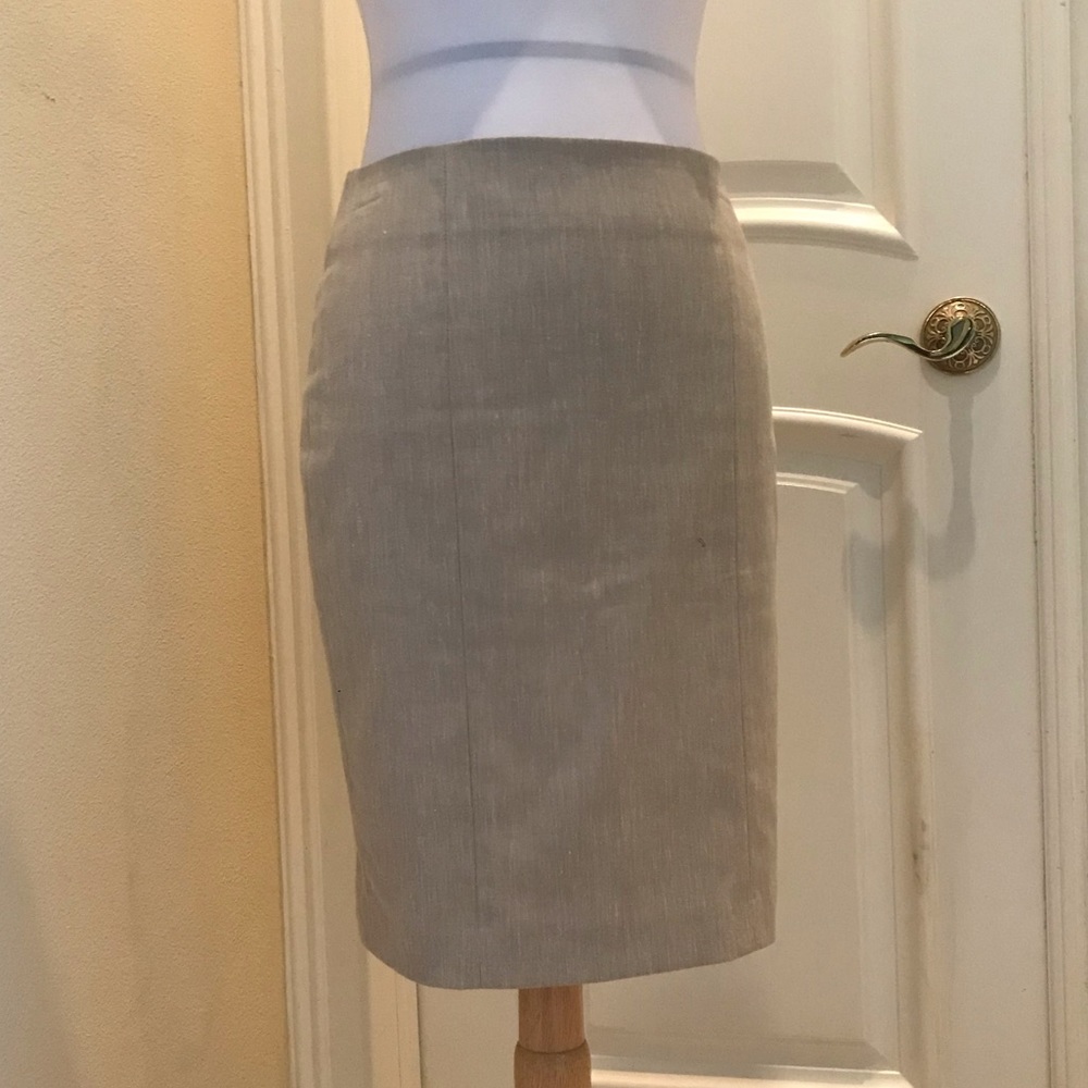 NWOT Ann Taylor petite lt camel color career skirt